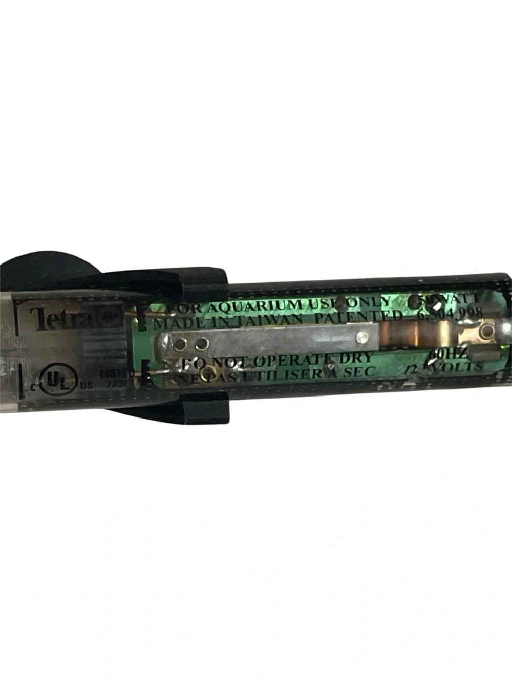 Electric Aquarium Heater For Aquarium Use Only 50W, 60 Hz, 12V
